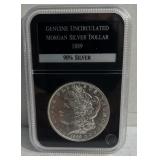 Unc. 1889 Morgan Dollar