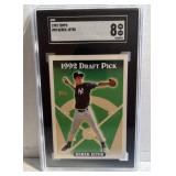 Topps Derek Jeter Rookie Card Gr.8