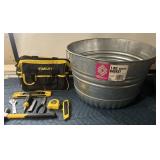 Stanley Tools & Galvanized Bucket