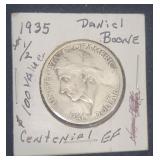 1935 Daniel Boone US Half Dollar