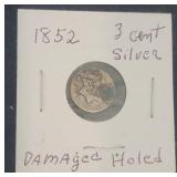 1852 US Three Cent Piece