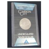 1882 CC ANACS Uncirculated US Dollar