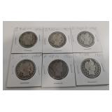 1899-1908 Barber US Half Dollars