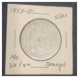 1853 U US Half Dollar