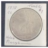 1878 CC US Trade Dollar