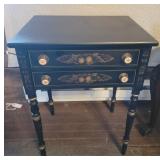 Vintage Wooden Hitchcock Stand