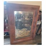 Wooden Rectangular Mirror