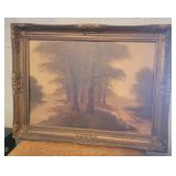 Vintage Huller Painting