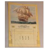 1939 Advertising Calendar