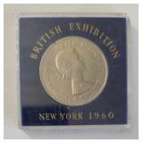 1960 British Exhibition Coin