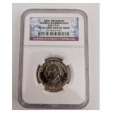 2007 D US $1 Coin NGC Graded - George Washington