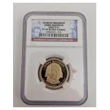 2007 S US $1 Coin NGC Graded - James Madison