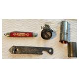 Brownie Jack Knife-Vintage Match Holder & More