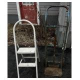 Hand Cart & Step Stool