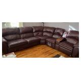 Sectional Hide-A-Bed/Recliner Sofa