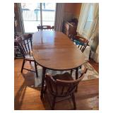 Dining Table W/4 Chairs (Solid)