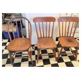 Primitive Farmhouse Chairs (19th Century)