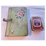 Vintage Pipe Tobacco Tin & Recipe Holder