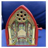 J. Chein & Co. Tin Litho Cathedral Organ Box