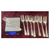 Sterling Silver Salad Forks (211 Grams)