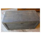 Vintage Wooden Blanket Chest
