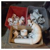 Assorted PVC Fittings & Dryer Vent Pipe