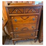 5 Drawer Wooden Dresser