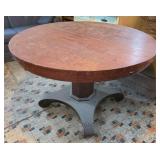 Vintage Round Wooden Dining Table