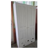 Vintage White Wooden Cabinet