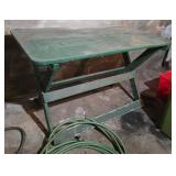 Green Wooden Table
