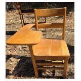 Wooden School Desk