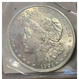 1921 Morgan Silver Dollar