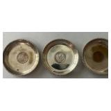 3-Vintage Indian Quarter Trays