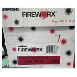 Box Of Roman Candle Red Paper Letter