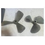 2- Brass Propellers