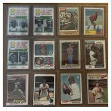 12- Vintage Baseball Cards