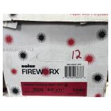 Box Of Roman Candle Red Paper Letter