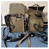 WWII US Army Signal Corp Field Telephones