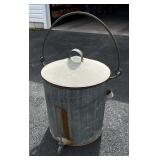 Vintage Galvanized Water Boiler
