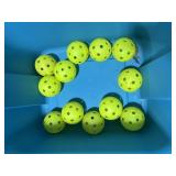 Bucket of Large Size Wiffle Balls