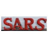 Vintage Sears Oil Porcelain Over Metal Letters #2