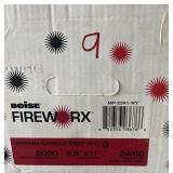 Box Of Roman Candle Red Paper Letter