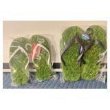 Astro Turf Flip Flops