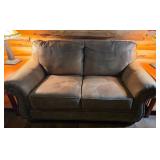 Brown Loveseat