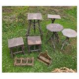 Wooden Plant Stands