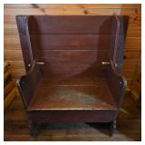 Wooden Entryway Table w/ Bench