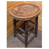 Vintage Concave Top Stool