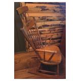 Vintage Wooden Rocking Chair