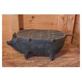Cast Iron Pig Charcoal Grill