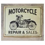 Indian Motorcycle Repair & Sales Sign